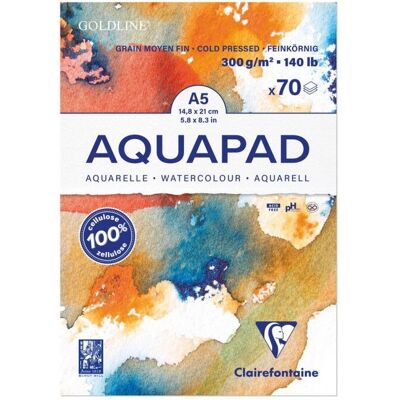 Clairefontaine 975720C Papier d'Art - Grain Moyen Aquarelle - 70 Feuilles Clairefontaine 975720C Papier d'Art - Grain Moyen Aquarelle - 70 Feuilles