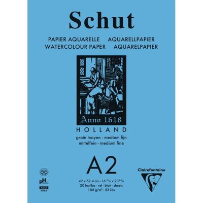 Clairefontaine 975736C Zeichenblock - Weiß - A2 - 20 Blatt Clairefontaine 975736C Zeichenblock - Weiß - A2 - 20 Blatt
