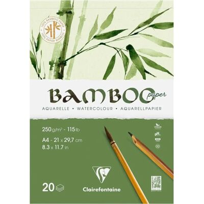 Papel de Acuarela de Bambú Clairefontaine 250g - Papel de Arte Papel de Acuarela de Bambú Clairefontaine 250g - Papel de Arte