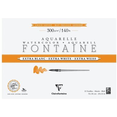 Clairefontaine 976023C - 51x36 cm - 300 g - Art paper pad Clairefontaine 976023C - 51x36 cm - 300 g - Art paper pad