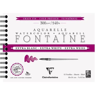 Clairefontaine 976050C konstpapper - 12 ark Clairefontaine 976050C konstpapper - 12 ark