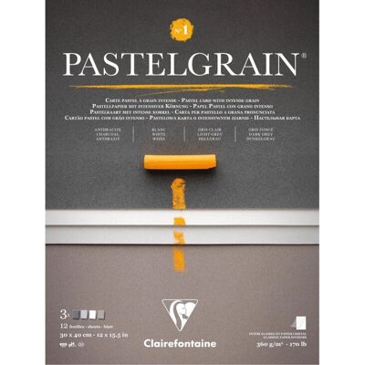 Clairefontaine 976059C konstpapperblock - 12 ark Clairefontaine 976059C konstpapperblock - 12 ark