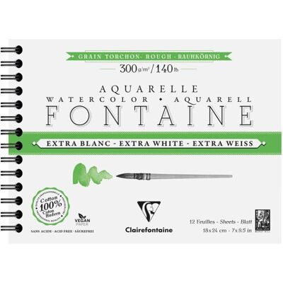 Clairefontaine 976090C Extra Blanco Bloc de Papel de Arte - Papel de Dibujo Clairefontaine 976090C Extra Blanco Bloc de Papel de Arte - Papel de Dibujo