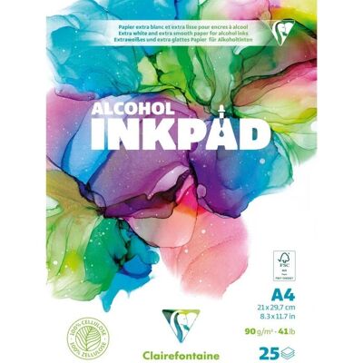 Clairefontaine 976107C A4 Vitt Tryckpapper - 25 Blad Clairefontaine 976107C A4 Vitt Tryckpapper - 25 Blad