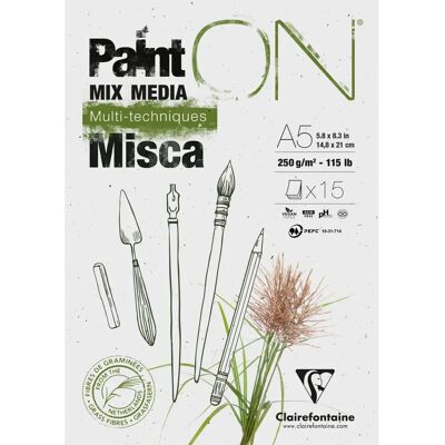 Clairefontaine Misca A5 250g - Künstlerblock Clairefontaine Misca A5 250g - Künstlerblock