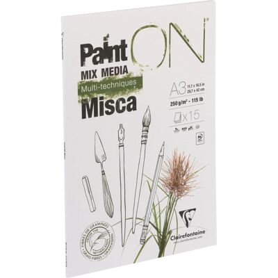 Clairefontaine Sky Blue PaintON Misca Collage Paper - Drawing Paper Clairefontaine Sky Blue PaintON Misca Collage Paper - Drawing Paper