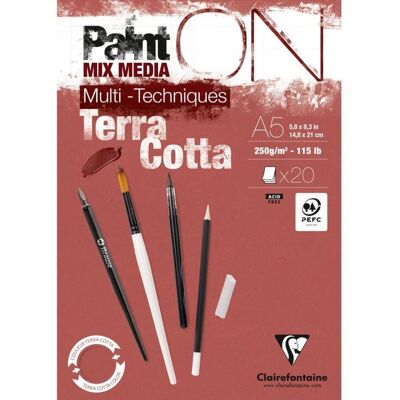 Papier d'Art Clairefontaine - 976152C, A5, 250g/m², pour artistes - Publicité Papier d'Art Clairefontaine - 976152C, A5, 250g/m², pour artistes - Publicité