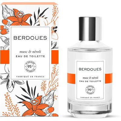 Berdoues Musc & Néroli Eau de Toilette - Muschio, Fiori d'Arancio, Bergamotto - 100ml Berdoues Musc & Néroli Eau de Toilette - Muschio, Fiori d'Arancio, Bergamotto - 100ml