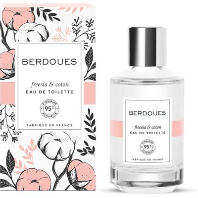 Berdoues Freesia & Coton Eau de Toilette - Unisex - 100ml - Publicité Berdoues Freesia & Coton Eau de Toilette - Unisex - 100ml - Publicité