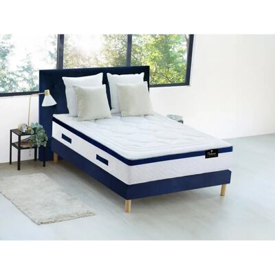 DREAMEA - Matelas hybride avec mousse à mémoire et ressorts ensachés - 160x200cm DREAMEA - Matelas hybride avec mousse à mémoire et ressorts ensachés - 160x200cm