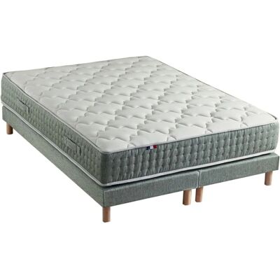 ID LITERIE HYGGE - Ensemble Matelas 7 Zones et Sommier, 160x200cm - Publicité ID LITERIE HYGGE - Ensemble Matelas 7 Zones et Sommier, 160x200cm - Publicité