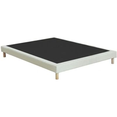 Lits Kozani de Ysmée - Support 200kg - 160x200cm - Beige Lits Kozani de Ysmée - Support 200kg - 160x200cm - Beige