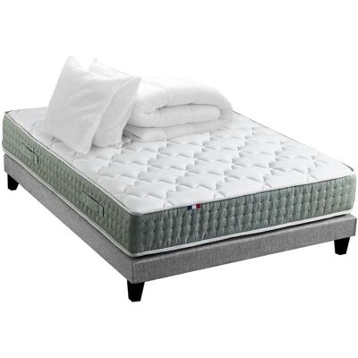 Ensemble matelas HYGGE 7 zones ressorts ensachés - Matelas, Sommier, Couette & Oreillers - Publicité Ensemble matelas HYGGE 7 zones ressorts ensachés - Matelas, Sommier, Couette & Oreillers - Publicité