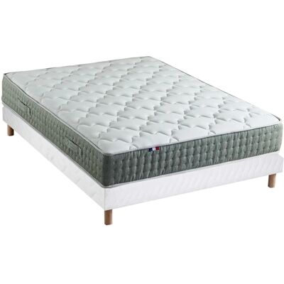 ID LITERIE - Ensemble matelas - Ressorts ensachés 7 zones - Réversible - 140x190 cm - Publicité ID LITERIE - Ensemble matelas - Ressorts ensachés 7 zones - Réversible - 140x190 cm - Publicité