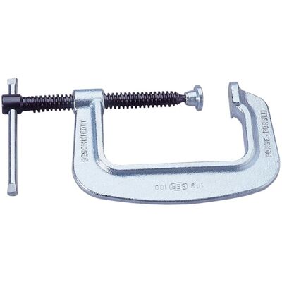 Presse en C forgée Bessey - Ouverture 150 mm - Rotule profonde - Haute résistance Presse en C forgée Bessey - Ouverture 150 mm - Rotule profonde - Haute résistance