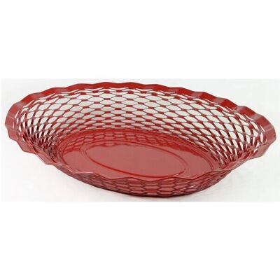 Roger Orfèvre Panier à pain inox rouge 25cm - Panier à pain - Publicité Roger Orfèvre Panier à pain inox rouge 25cm - Panier à pain - Publicité