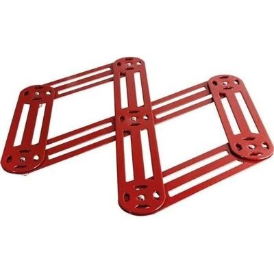 Roger Orfèvre Dessous de Plat Extensible Rouge en Inox - Dessous de Plat - Publicité Roger Orfèvre Dessous de Plat Extensible Rouge en Inox - Dessous de Plat - Publicité