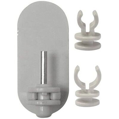 Set de supports CENTRALE BRICO - Petite fenêtre, 10mm, Blanc mat Set de supports CENTRALE BRICO - Petite fenêtre, 10mm, Blanc mat