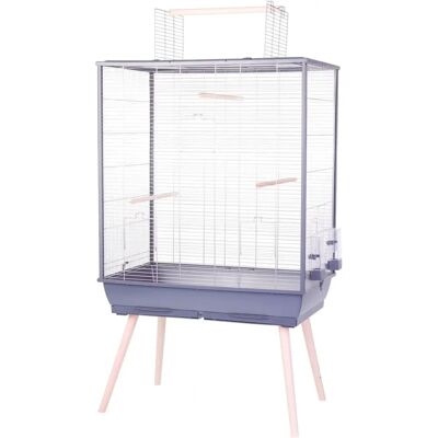 Klatka dla ptaków Neolife szara 81x48x152 cm - Klatka dla ptaków Klatka dla ptaków Neolife szara 81x48x152 cm - Klatka dla ptaków