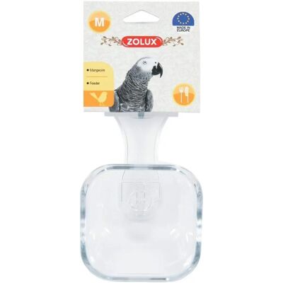 Mangiatoia per Pappagalli Zolux - 9,6x16cm - Alimentazione Uccelli Mangiatoia per Pappagalli Zolux - 9,6x16cm - Alimentazione Uccelli