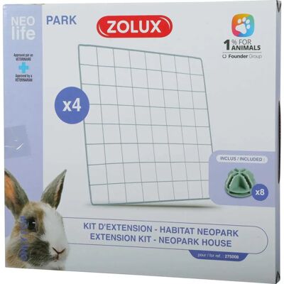 Zolux Neolife Neopark Kanin Utvidelsessett - 4 Paneler Zolux Neolife Neopark Kanin Utvidelsessett - 4 Paneler