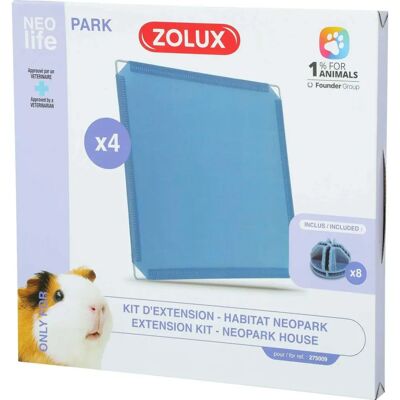 Zolux Neolife Neopark Cavia Utvidelsessett - Trygt Habitat Zolux Neolife Neopark Cavia Utvidelsessett - Trygt Habitat