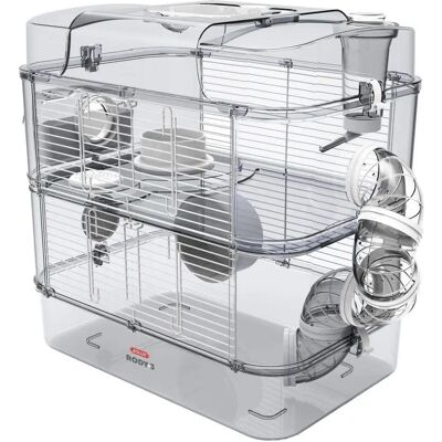 Zolux Rody 3 Duo Käfig - Hamster, Mäuse, Gerbille - Weiß Zolux Rody 3 Duo Käfig - Hamster, Mäuse, Gerbille - Weiß