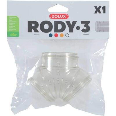 Tubo a Y Trasparente Zolux Rody3 - Accessorio per gabbie di roditori Tubo a Y Trasparente Zolux Rody3 - Accessorio per gabbie di roditori