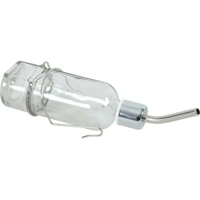 Zolux Neolife Glas Trinkflasche - 180ml, Blau, Herzfloat Zolux Neolife Glas Trinkflasche - 180ml, Blau, Herzfloat