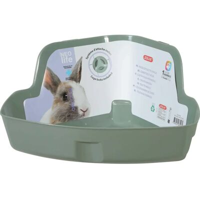 Zolux Neolife Ecktoilette für Kaninchen - Umweltfreundlich, 42x31x21 cm Zolux Neolife Ecktoilette für Kaninchen - Umweltfreundlich, 42x31x21 cm