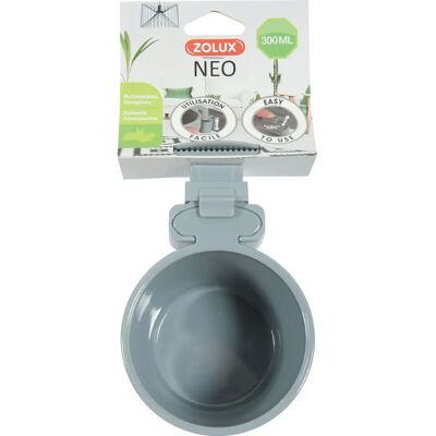 Distributeur Fixe ZOLUX Gris - 300ml Distributeur Fixe ZOLUX Gris - 300ml