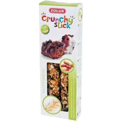 Zolux Crunchy Stick Cochon d'Inde cacahuète/avoine - 115g Zolux Crunchy Stick Cochon d'Inde cacahuète/avoine - 115g
