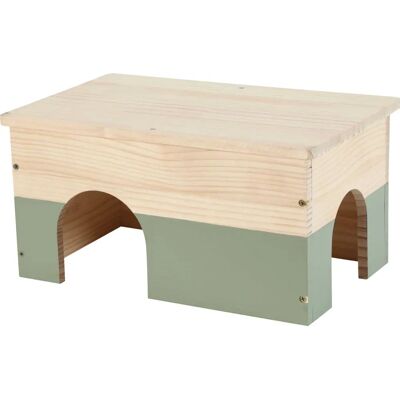Zolux Neolife Trehytte for Kanin - Miljøvennlig, Enkelt å sette sammen - 40X25X20 Cm Zolux Neolife Trehytte for Kanin - Miljøvennlig, Enkelt å sette sammen - 40X25X20 Cm