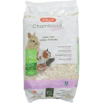 Zolux Chambiose Nature - Streu - 10L - Natürlich, Umweltfreundlich für Kleintiere Zolux Chambiose Nature - Streu - 10L - Natürlich, Umweltfreundlich für Kleintiere