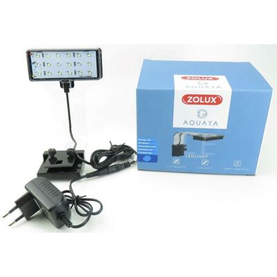 Luce LED Zolux Aquaya - Piccolo acquario e terrario di tartarughe Luce LED Zolux Aquaya - Piccolo acquario e terrario di tartarughe