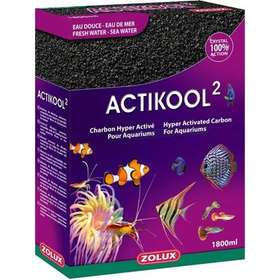 Zolux Actikool 2 1,8L Filtr akwariowy Węgiel Zolux Actikool 2 1,8L Filtr akwariowy Węgiel