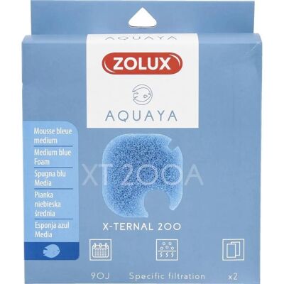 Filtre en Mousse Bleue X-Ternal 200 Zolux pour Aquarium - Publicité Filtre en Mousse Bleue X-Ternal 200 Zolux pour Aquarium - Publicité