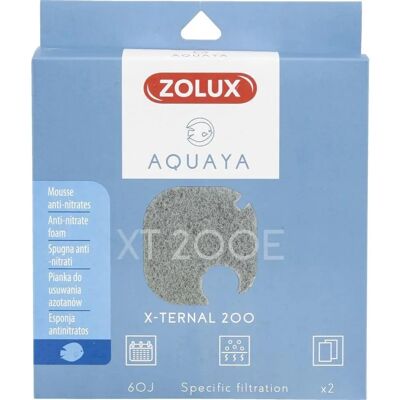 Zolux - X-Ternal 200 - Mousse anti-nitrates - Filtre Zolux - X-Ternal 200 - Mousse anti-nitrates - Filtre