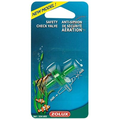 Vanne anti-siphon ZOLUX pour tuyau d'air 4/6 mm - Accessoire pompe à air Vanne anti-siphon ZOLUX pour tuyau d'air 4/6 mm - Accessoire pompe à air