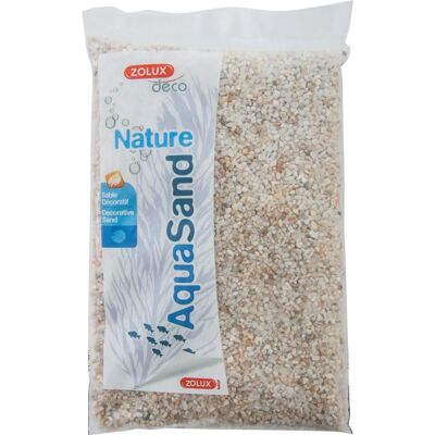ZOLUX Quartz Nature Aquasand Blanc 1 kg - Substrat décoratif pour aquariums ZOLUX Quartz Nature Aquasand Blanc 1 kg - Substrat décoratif pour aquariums