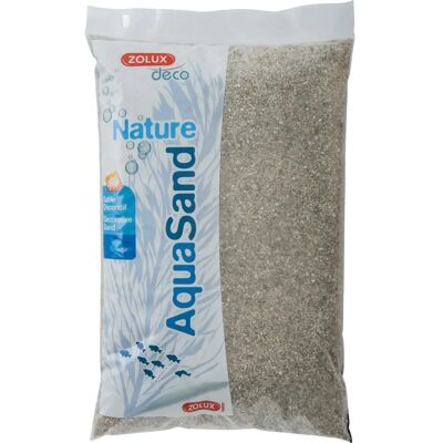 Zolux Aquasand pavimento decoratif quarzo naturel medio - 5kg - Publicité Zolux Aquasand pavimento decoratif quarzo naturel medio - 5kg - Publicité