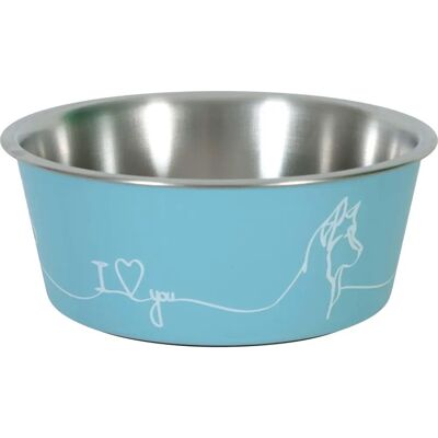 Zolux Love Dog Rutschfeste Blaue Futternapf - Hundeschüssel Zolux Love Dog Rutschfeste Blaue Futternapf - Hundeschüssel