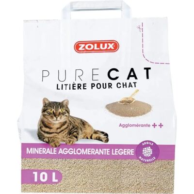 Zolux PURECAT Litière Minérale Légère - Litière pour Chats Zolux PURECAT Litière Minérale Légère - Litière pour Chats