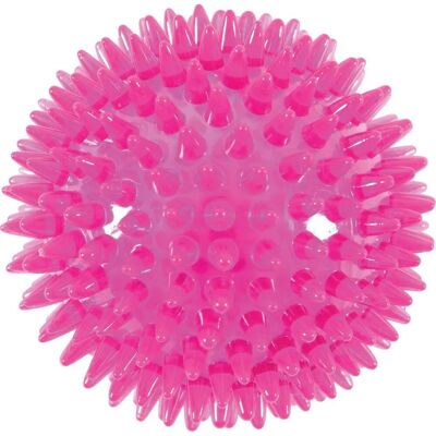 Zolux Rosa 8cm TPR Stekelbal Hundespielzeug - Apportspiel Zolux Rosa 8cm TPR Stekelbal Hundespielzeug - Apportspiel