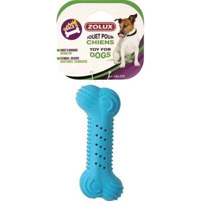Zolux Hund Gummi Spielzeug 14cm - Quietscher Knochen Zolux Hund Gummi Spielzeug 14cm - Quietscher Knochen