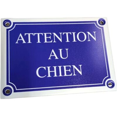 Zolux Panneau d'avertissement pour chien - 240x110 mm - Signal de sécurité Zolux Panneau d'avertissement pour chien - 240x110 mm - Signal de sécurité
