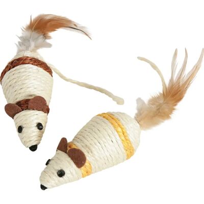 Zolux Katzenspielzeug Sisal Muis Assorti Zolux Katzenspielzeug Sisal Muis Assorti