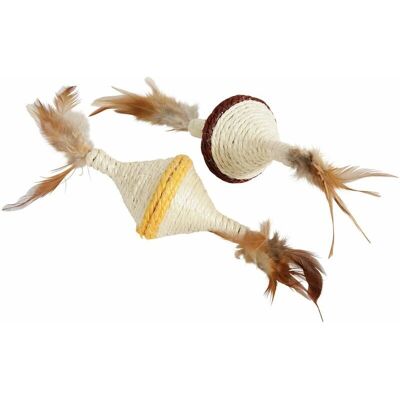 Zolux Katzenspielzeug Sisal Spinner - Bunte Farben Zolux Katzenspielzeug Sisal Spinner - Bunte Farben