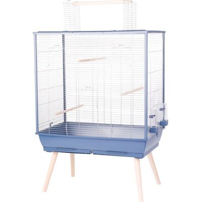 Zolux NEOLIFE 80 Vogelkäfig - Blau für kleine bis mittelgroße Vögel Zolux NEOLIFE 80 Vogelkäfig - Blau für kleine bis mittelgroße Vögel