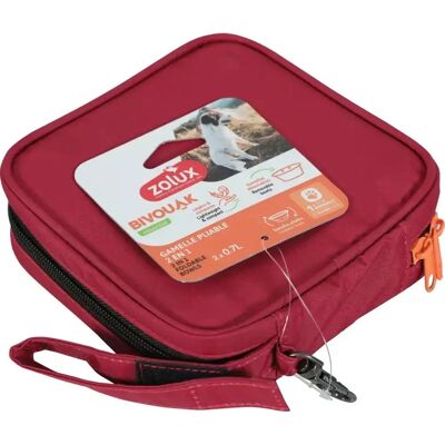 Zolux BVK 2en1 Bol pour Animaux - Pliable, Prêt pour Voyage - Publicité Zolux BVK 2en1 Bol pour Animaux - Pliable, Prêt pour Voyage - Publicité